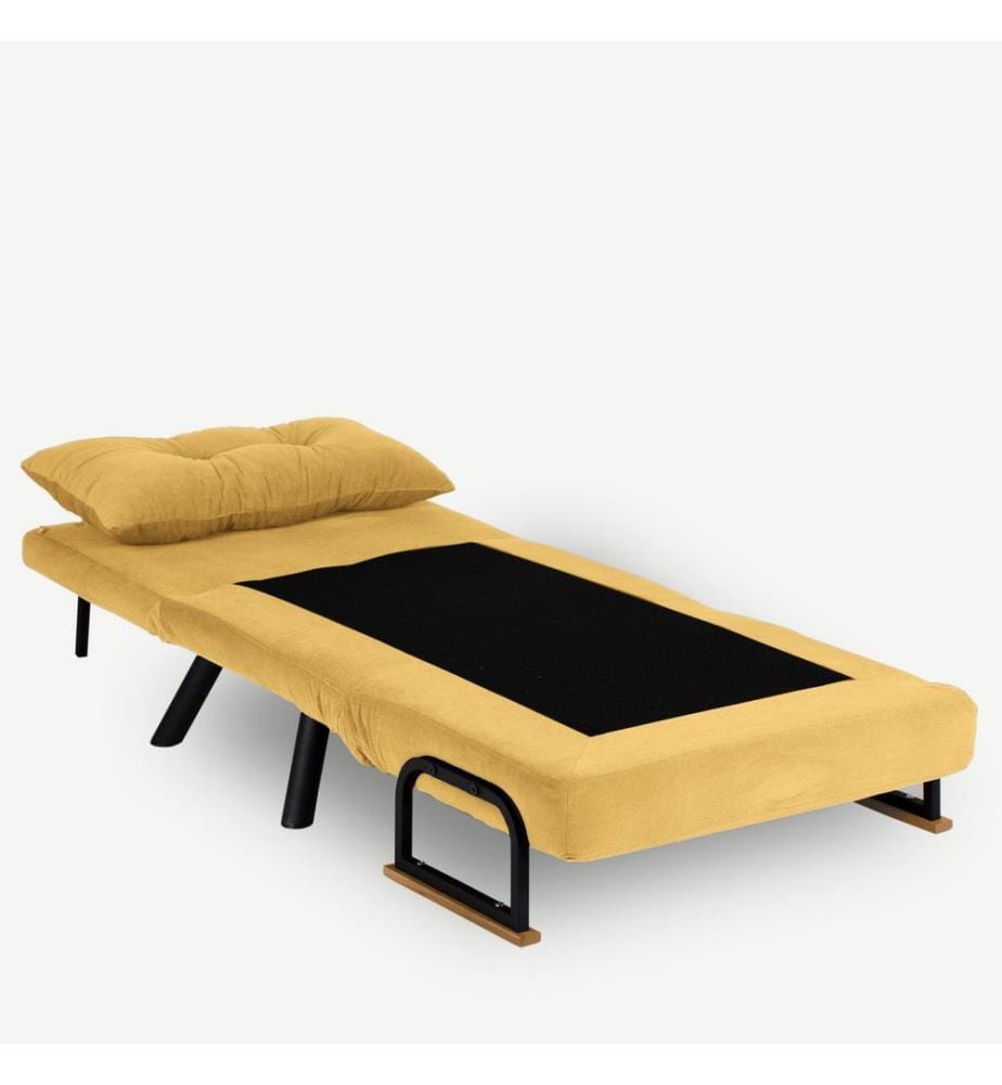 Divano-letto 1 posto Sando - Moutarde