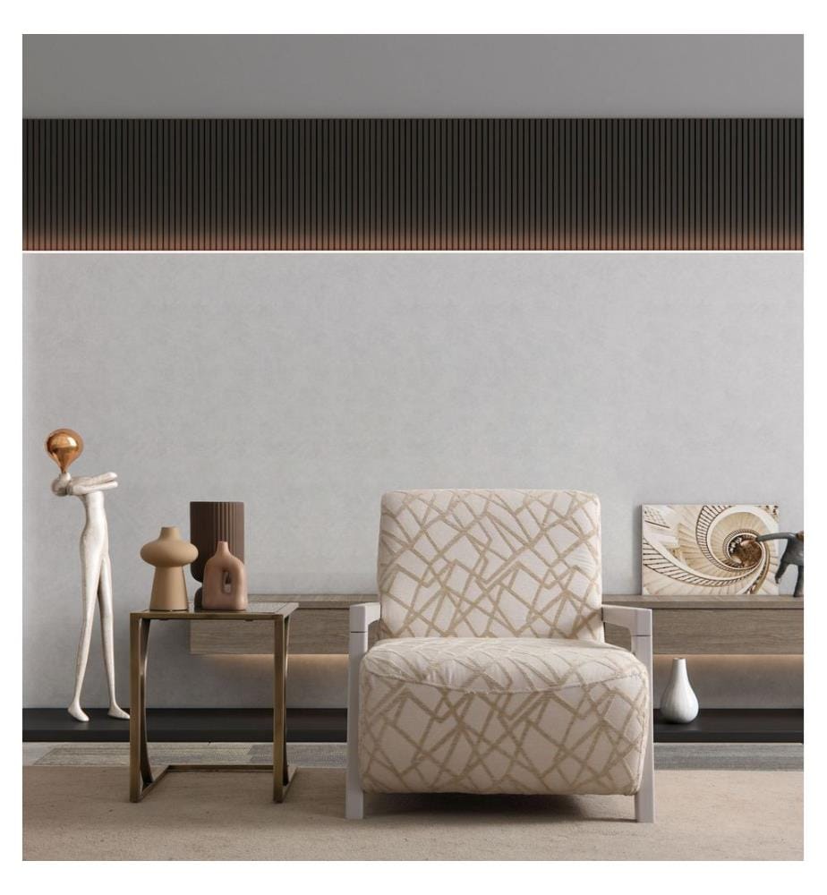 Sedia Wing Toscana - Crema e beige chiaro