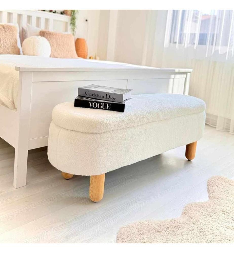 Pouf Bohem - Bianco