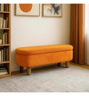 Sitzhocker Bohem - Orange