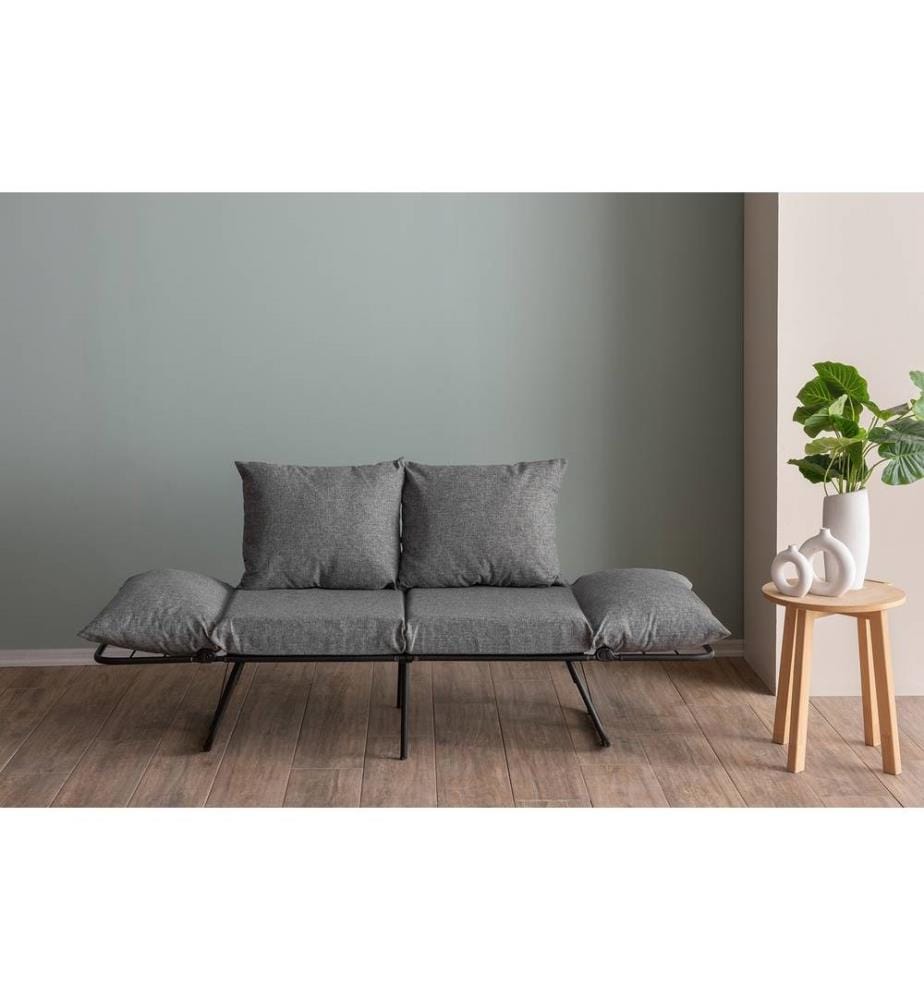 Divano letto Viper 2 posti - Gris Clair