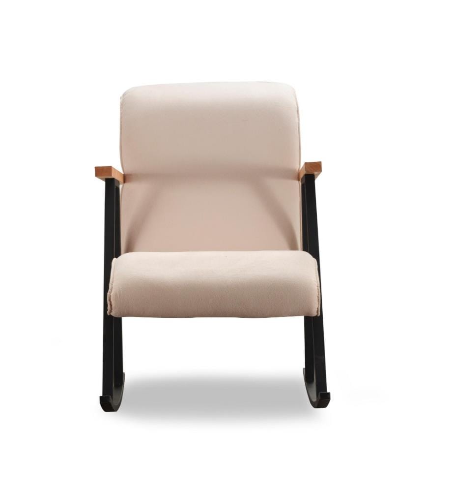 Sedia a dondolo Yoka - Crema