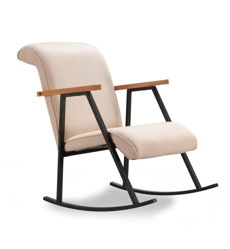 Sedia a dondolo Yoka - Crema