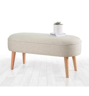 Sitzhocker Lednok - Creme