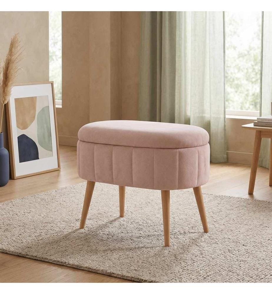 Oslo Mini Ottoman - Rosa