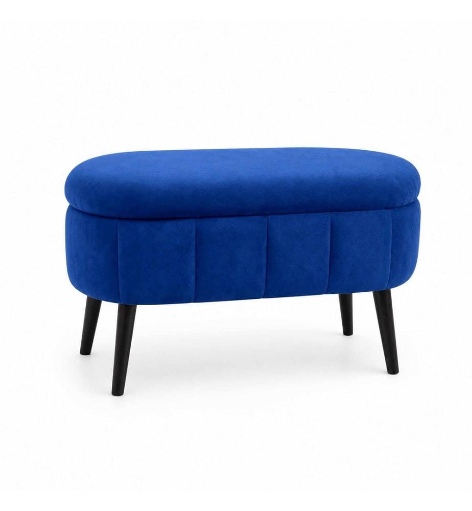 Mini pouf Oslo - Sax Blue