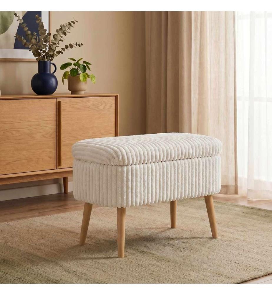 Mini Oslo Pouf - Crema Toscana