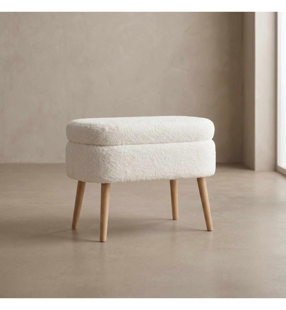 Oslo Mini Ottoman - Bianco