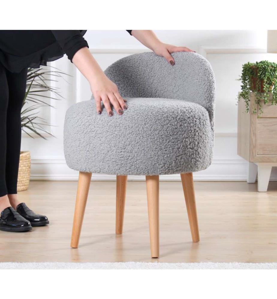 Pouf Rufmee - Grigio