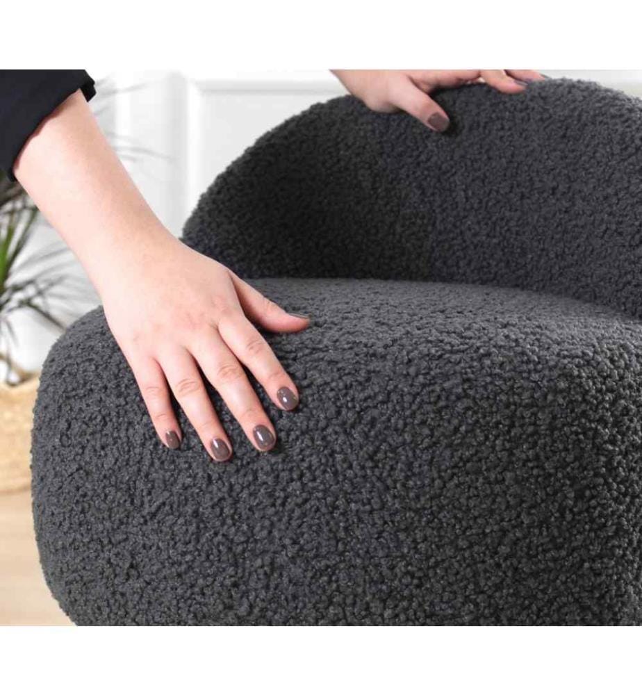 Pouf Rufmee - Grigio scuro