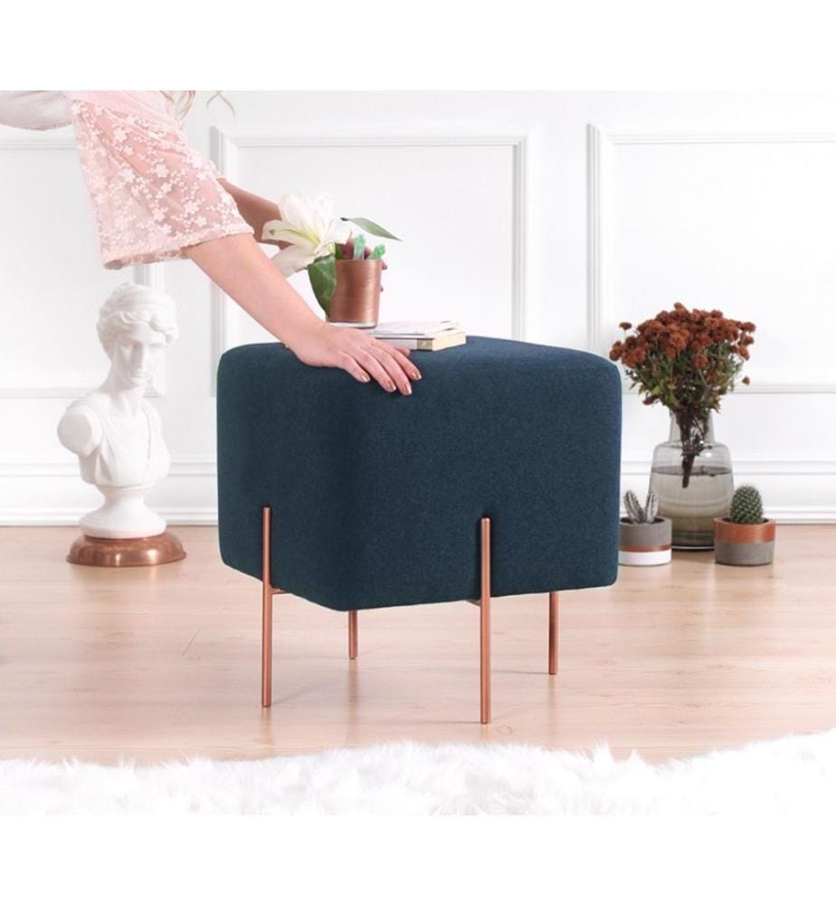 Pouf in rame - Marine