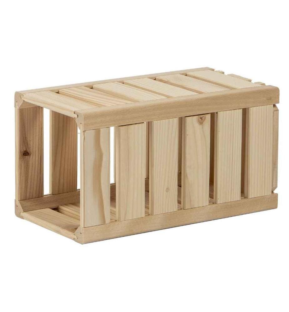 HOLZ ZOLLHAUS - Holzharasse A 17.5 x 17.5 cm schweizer Holz