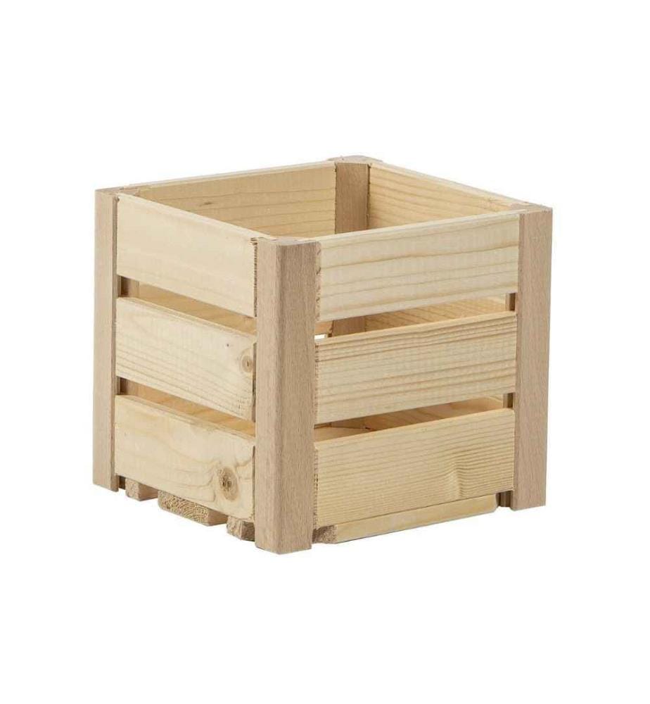 HOLZ ZOLLHAUS - Caisse au bois L 17,5 x 17,5 cm Bois suisse