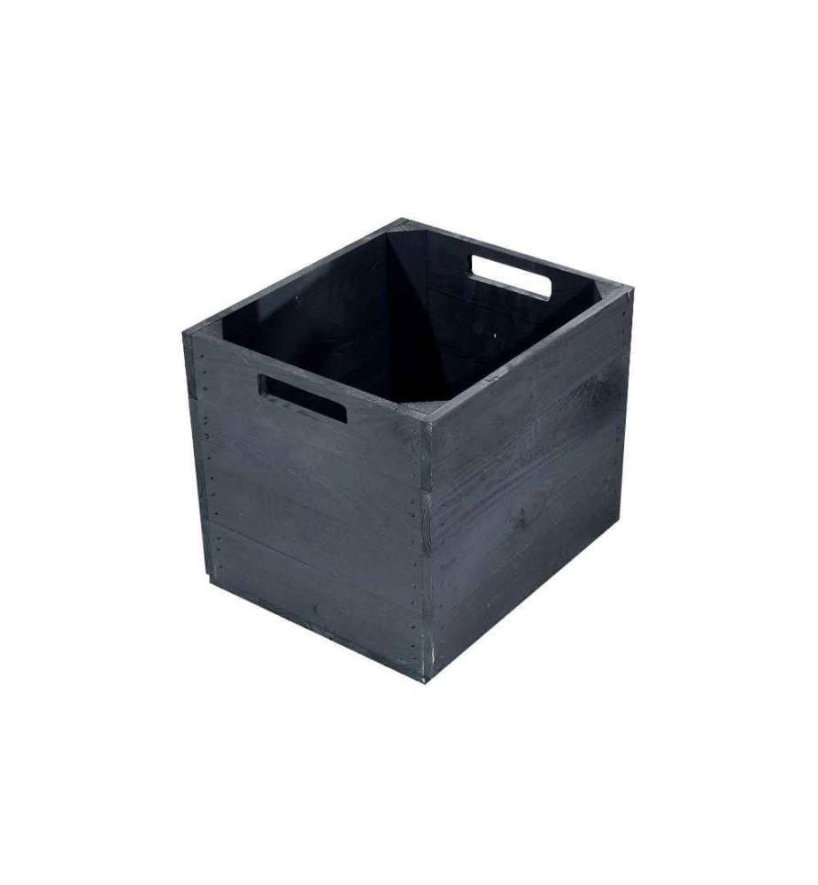 HOLZ ZOLLHAUS - Caisse de rangement Vintage 33 x 38 cm, Blanc