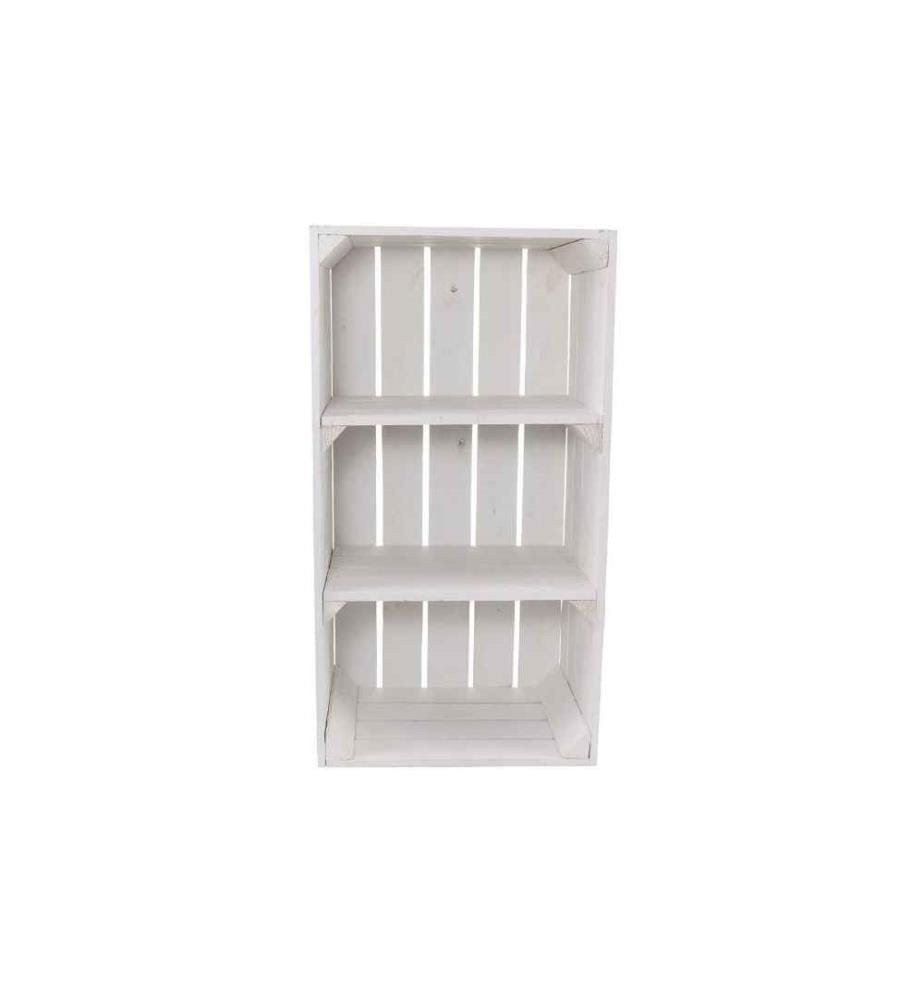 HOLZ ZOLLHAUS - Étagère Blanc vintage 40 x 75 cm