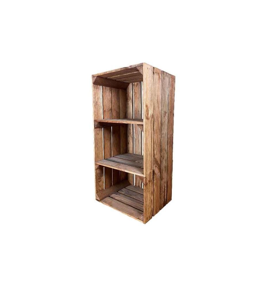 HOLZ ZOLLHAUS - Étagère Vintage Shabby Light Brown 40 x 75 cm