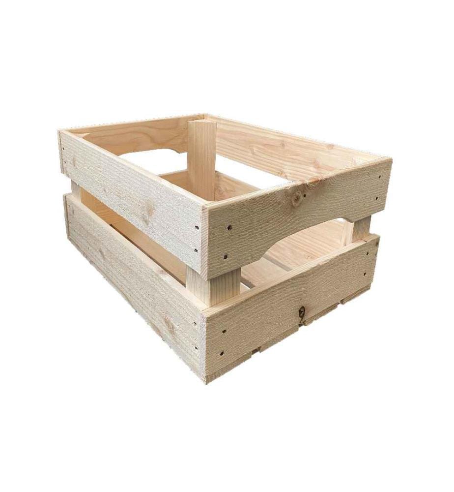 HOLZ ZOLLHAUS - Obstharasse Fichte / Tanne, Roh 40 x 30 x 20 cm