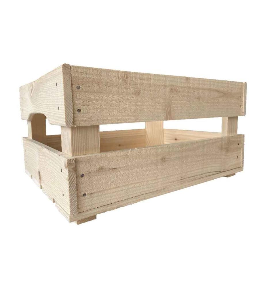 HOLZ ZOLLHAUS - Obstharasse Fichte / Tanne, Roh 40 x 30 x 20 cm