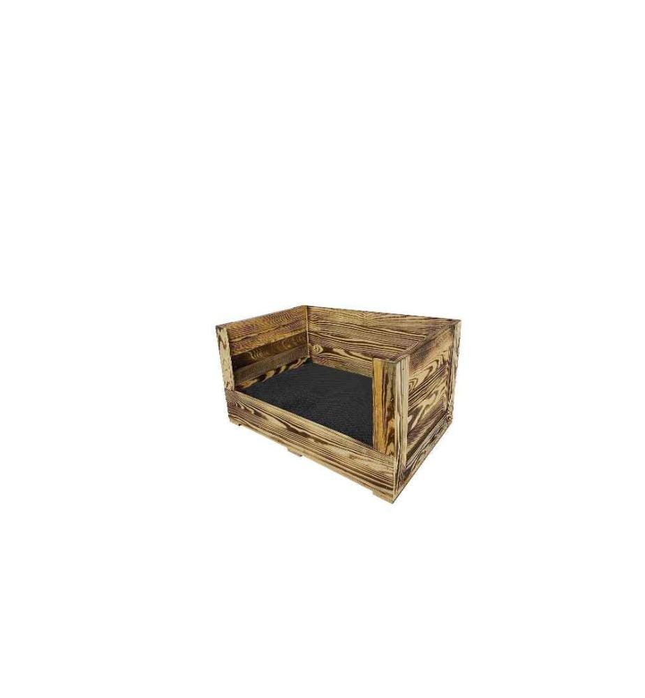 HOLZ ZOLLHAUS - Katzenbett Vintage geflammt, 59 x 40 x 33 cm