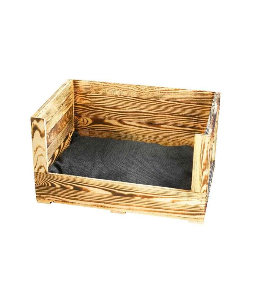 HOLZ ZOLLHAUS - Katzenbett Vintage geflammt, 59 x 40 x 33 cm