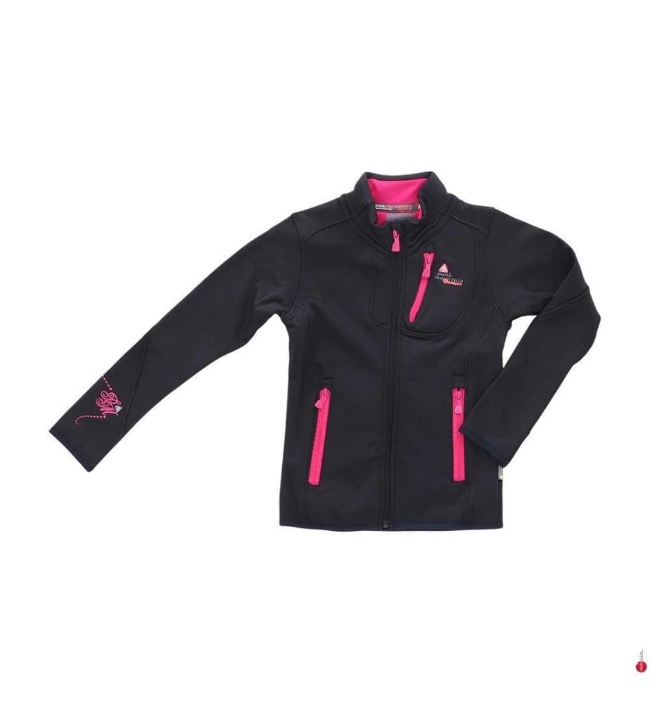 Jaquet Fleece Sweatshirt Gaynur - Schwarz