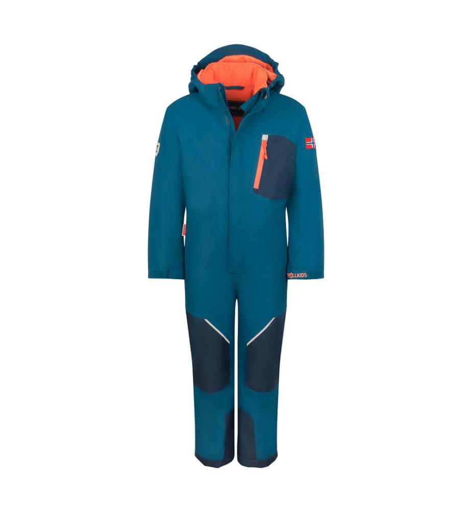 Isfjord Snowsuit XT - blu madeira e arancione intenso