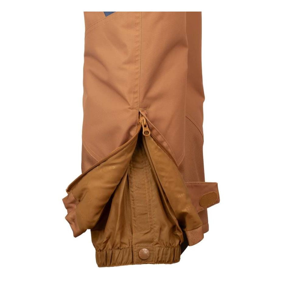 Pantaloni impermeabili da neve+sci - bronzo/blu mistico/arancio fuoco
