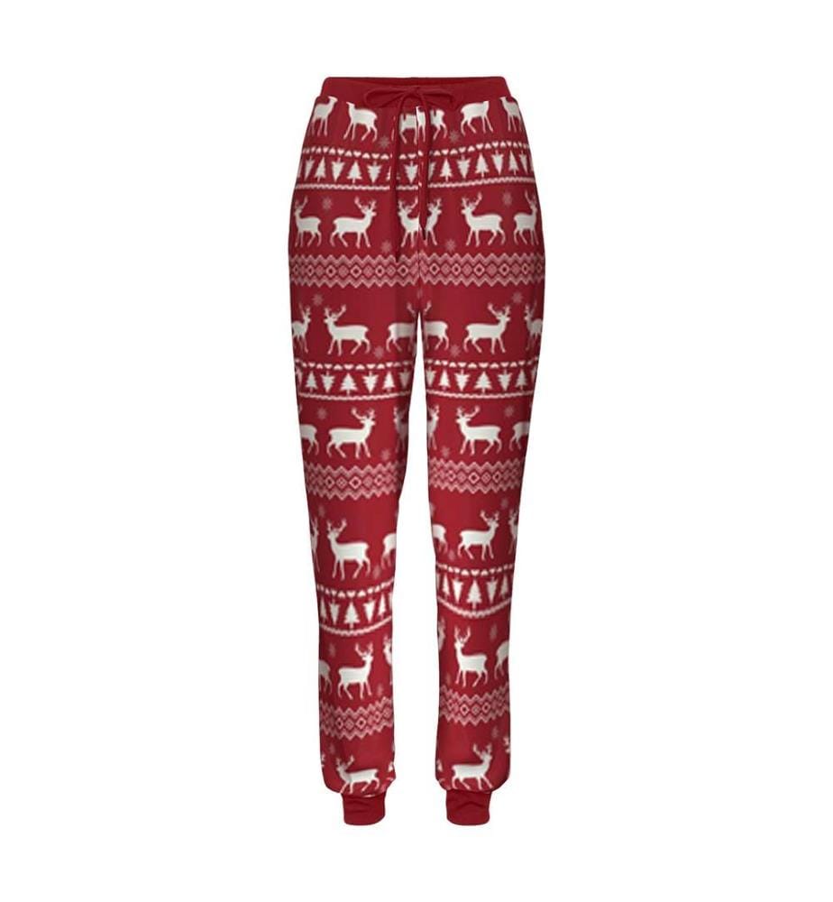 Xmas Pants - Scarlet sage