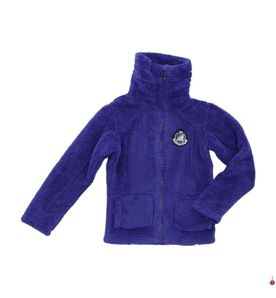 Gasana Coral Sherpa Fleece Jacket - Blue