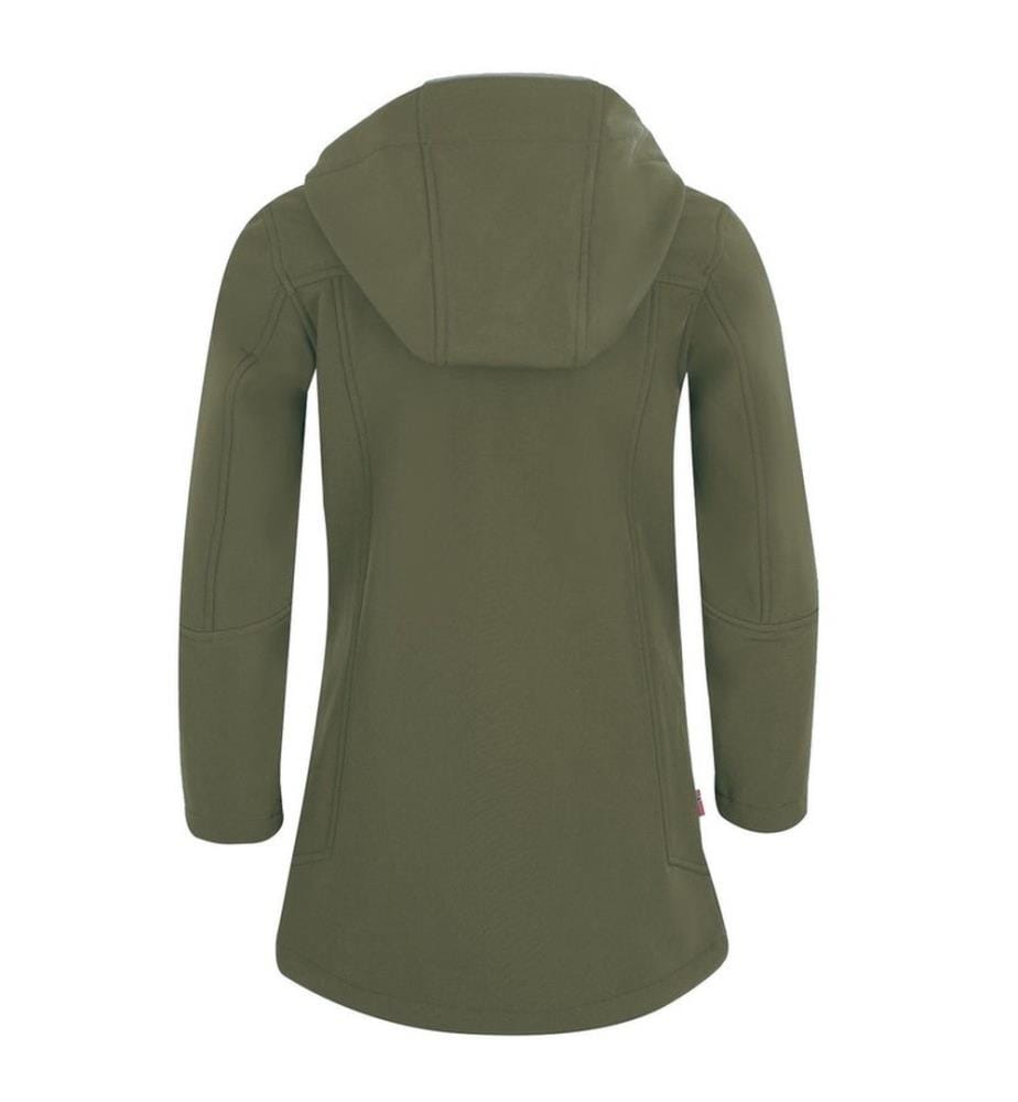 Lillesand Coat - Dusky Olive and Light Magenta