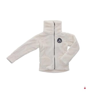 Giacca in pile Gasana Coral Sherpa - Ecru