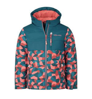 Giacca isolata resistente all'acqua - harbor blue/watermelon