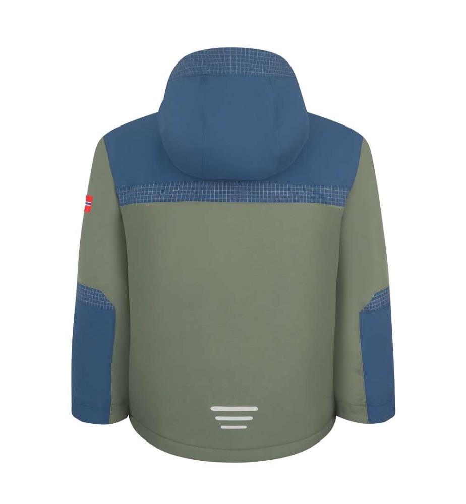 Wasserdichte, isolierte Jacke - Efeu/Mystikblau/Elektroblau