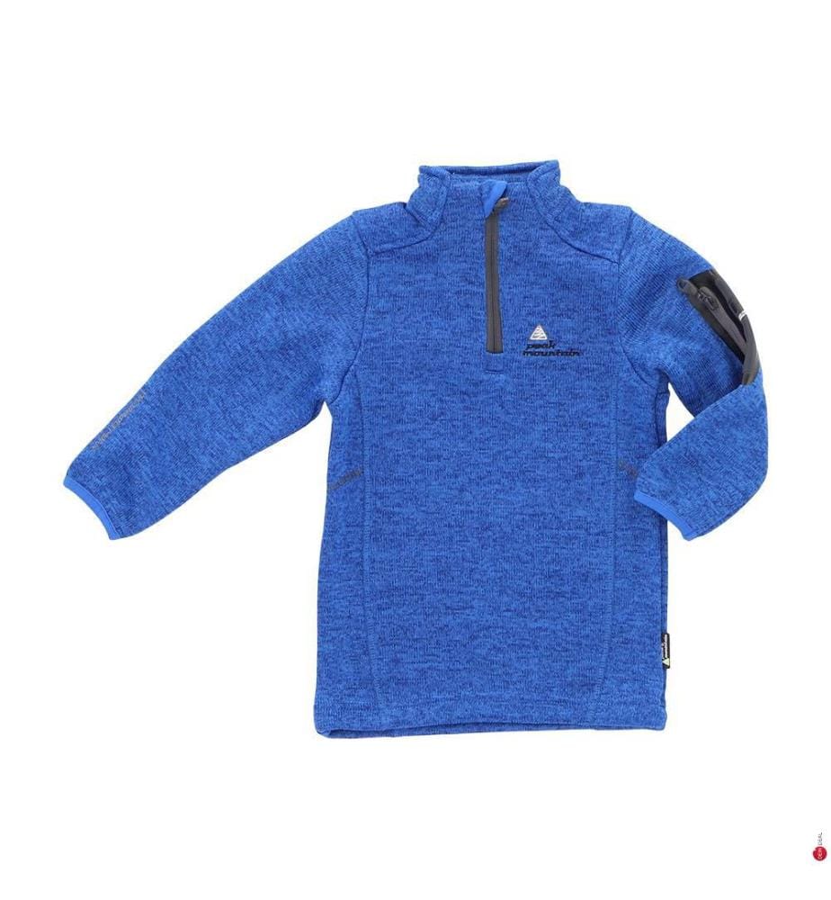 Fleece-Sweatshirt - Blau