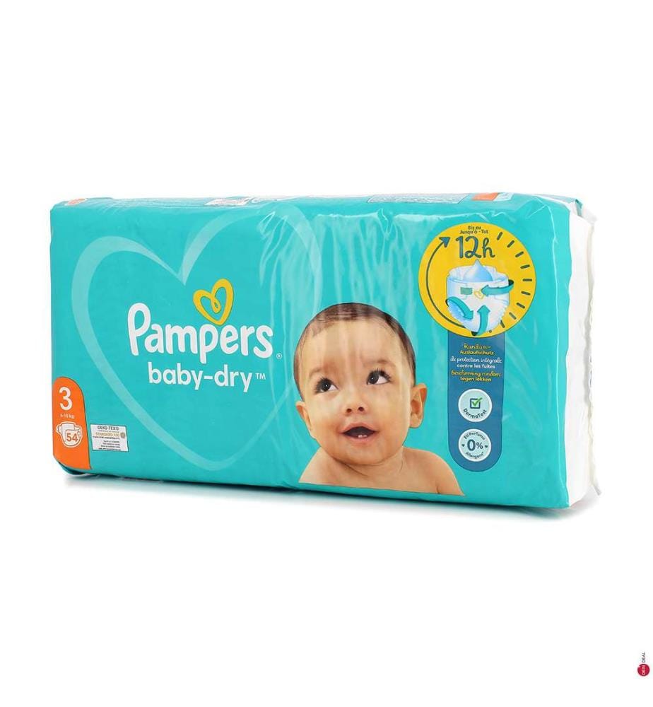 Baby-Dry - Taille 3 (6-10 kg) - Lot de 54 couches