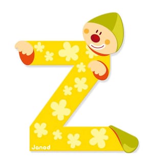 04567 - Lettera Clown Z 8x0,7x9cm 10 gr