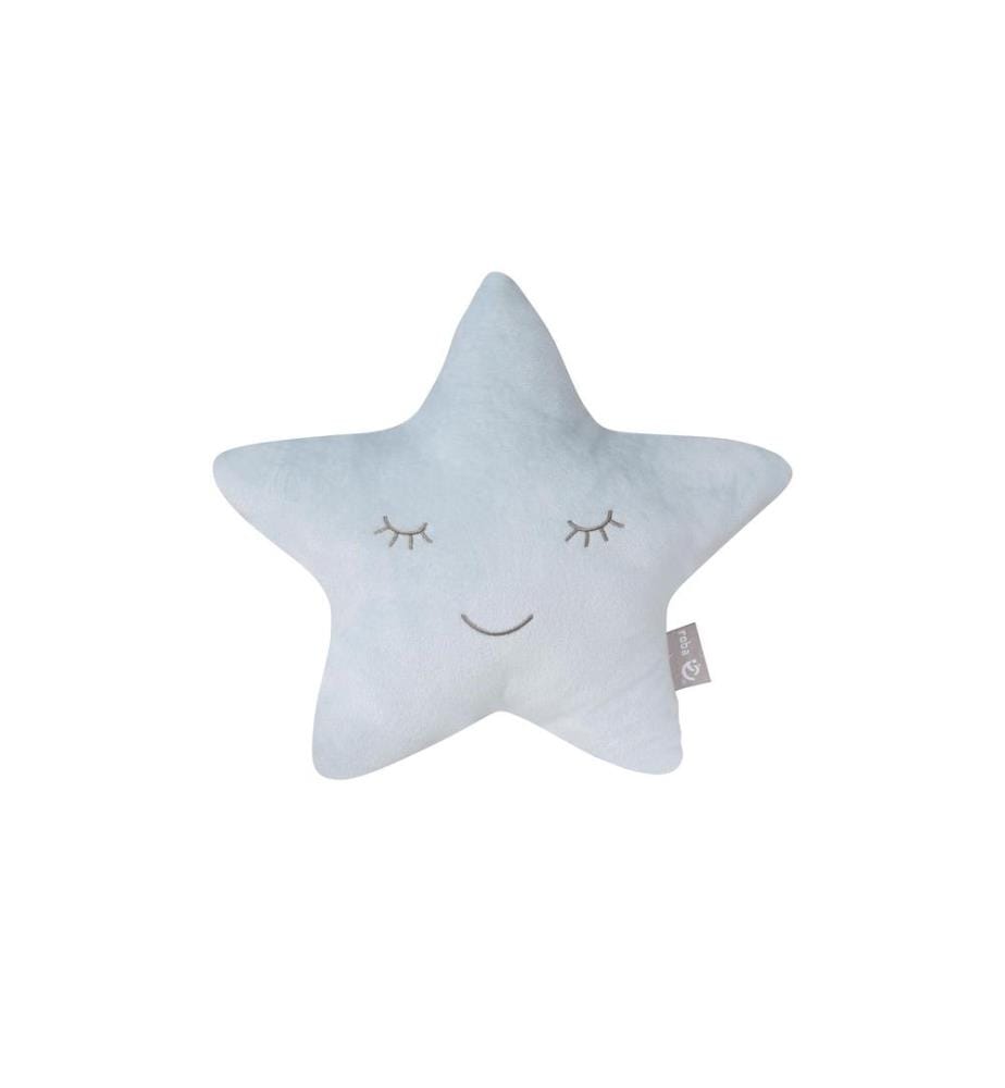 ROBA - Coussin Étoile Bleu clair
