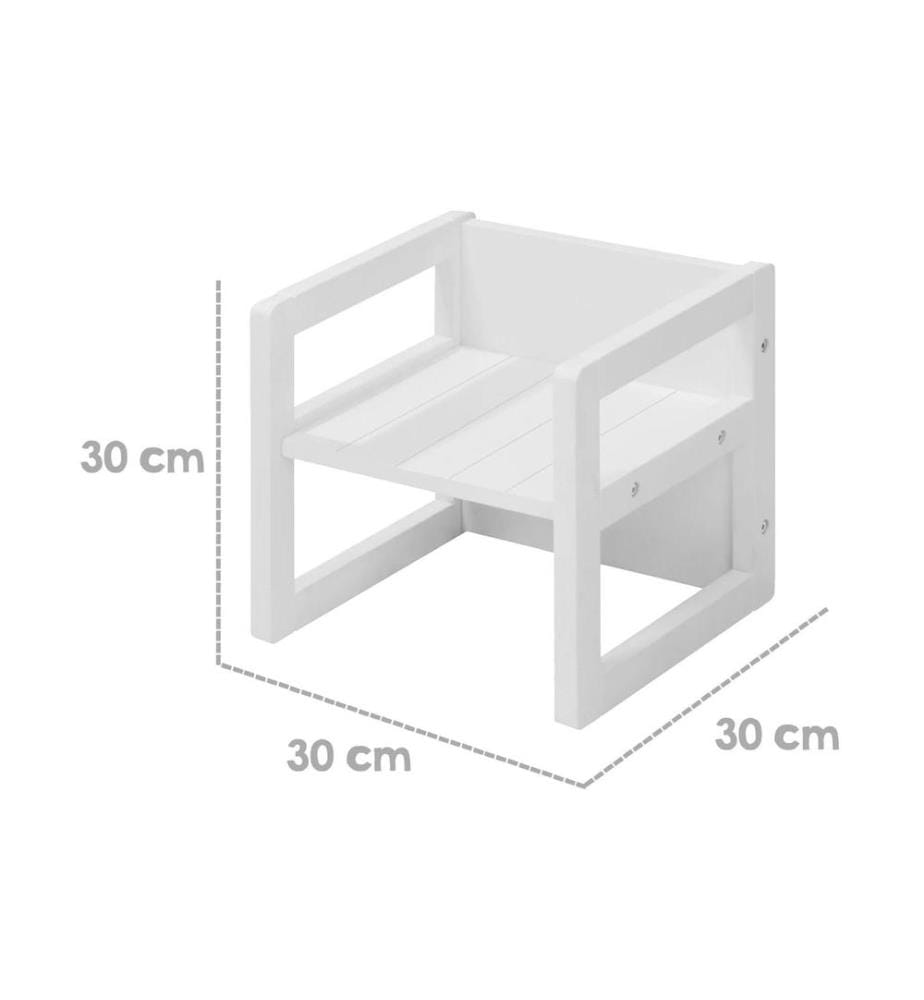 ROBA - Kinderhocker Weiss