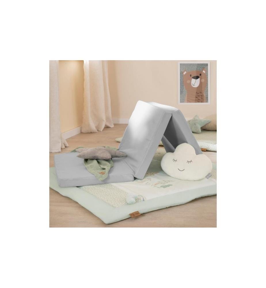 ROBA - Matelas pour lit de voyage ROBA - Style gris Gris argent