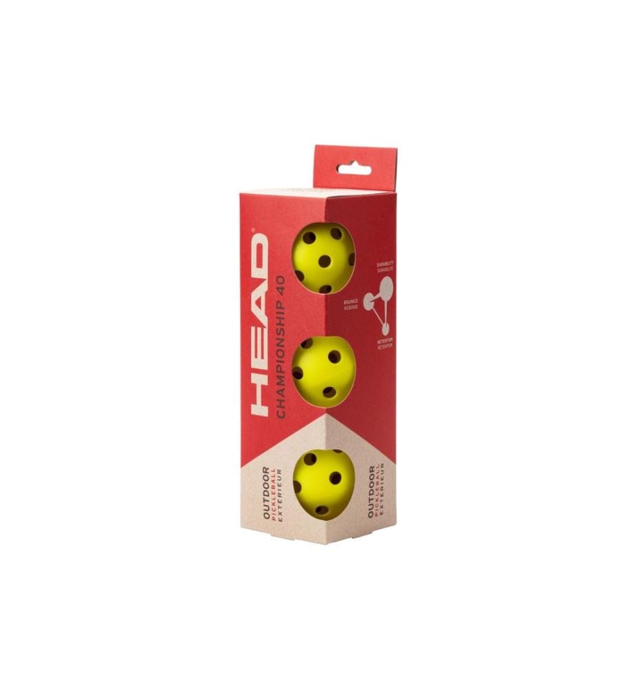 HEAD - Pickleball Championship 40 3er-Pack