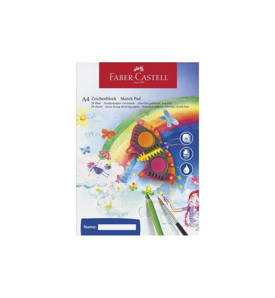 Faber-Castell Zeichenblock A4 20 Blatt