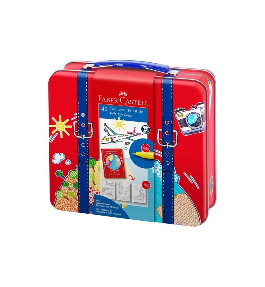 Faber-Castell Crayon feutre Connecteur Valise de voyage