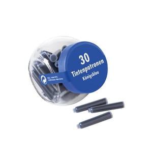 PELIKAN - Cartouche d'encre en bocaux Bleu royal, 30 pièces