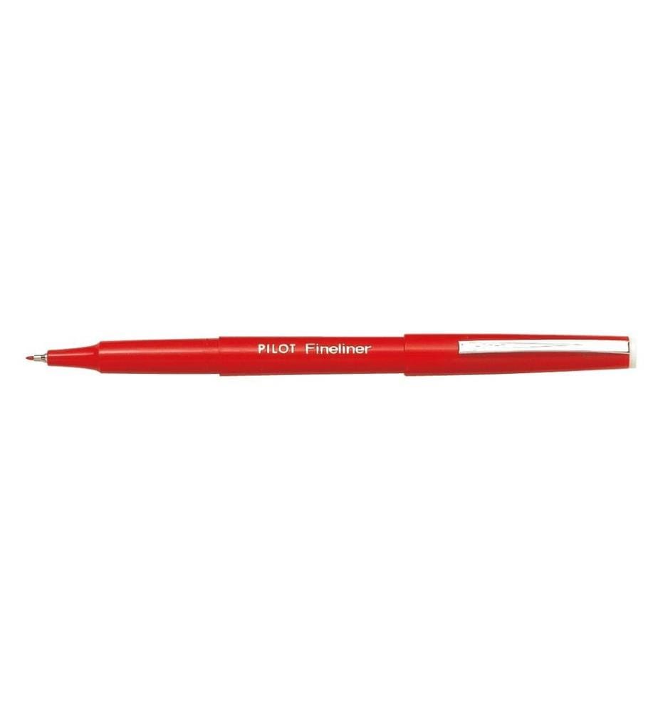 PILOT - Fineliner 0,4 mm Rouge, 1 pièce