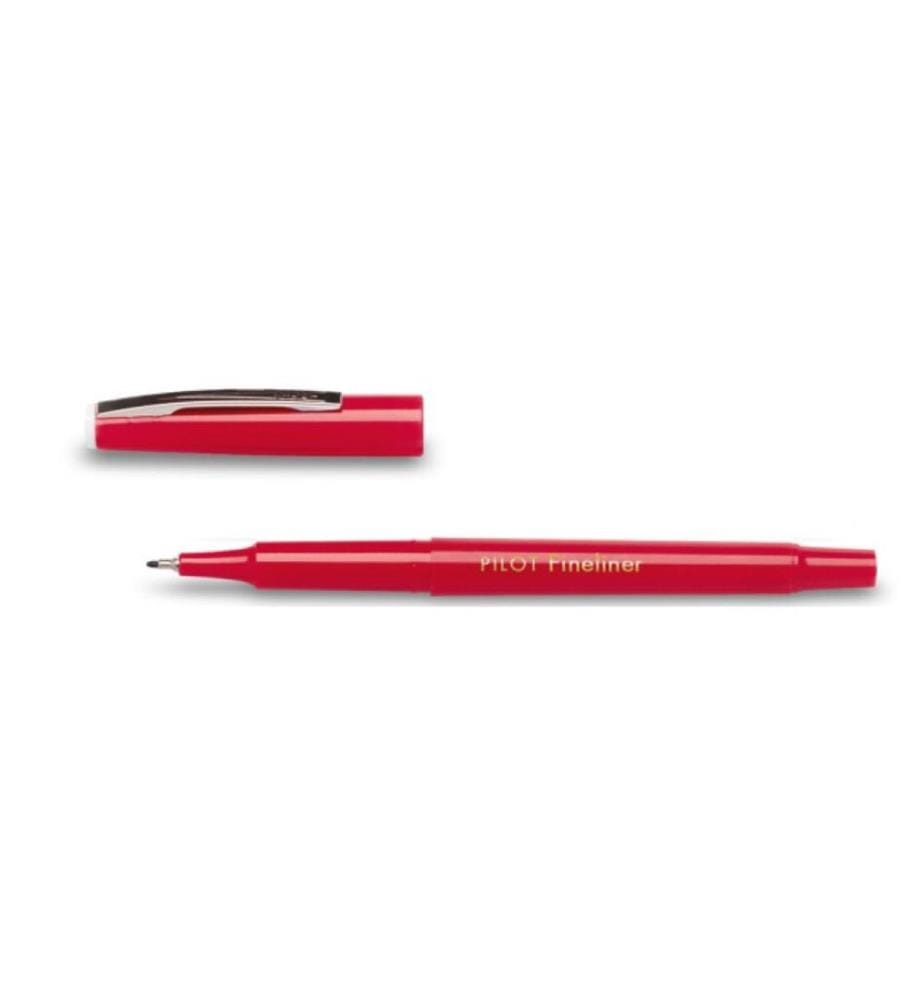 PILOT - Fineliner 0,4 mm Rouge, 1 pièce
