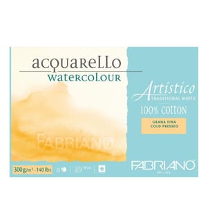 FABRIANO - Aquarellblock Artistico Trad.White 12.5 x 18 cm