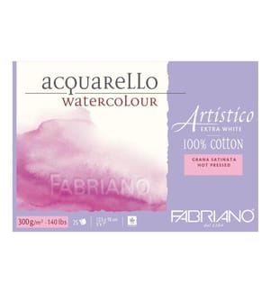 FABRIANO - Aquarellblock Artistico Extra White 12.5 x 18 cm
