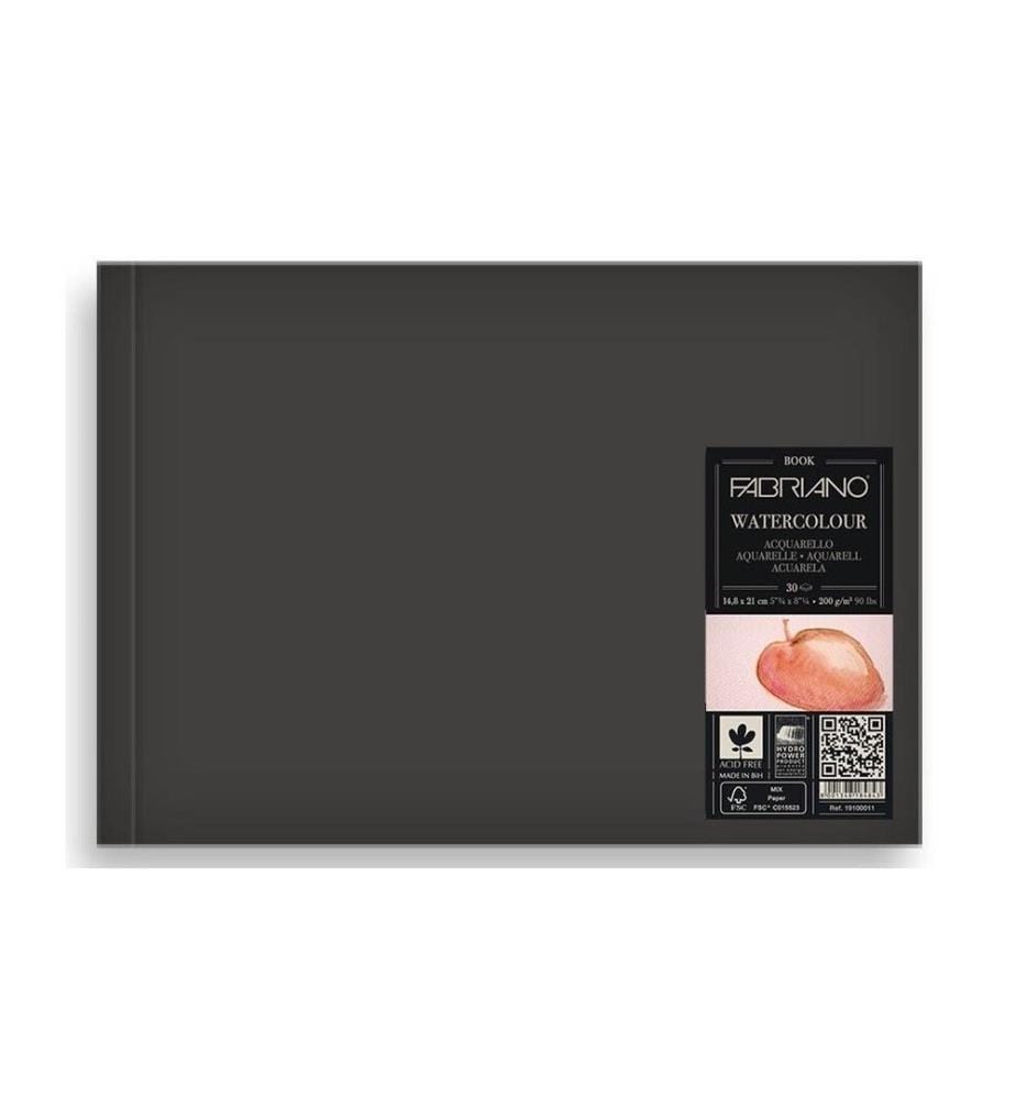 FABRIANO - Bloc aquarelle Livre A5, 30 feuilles