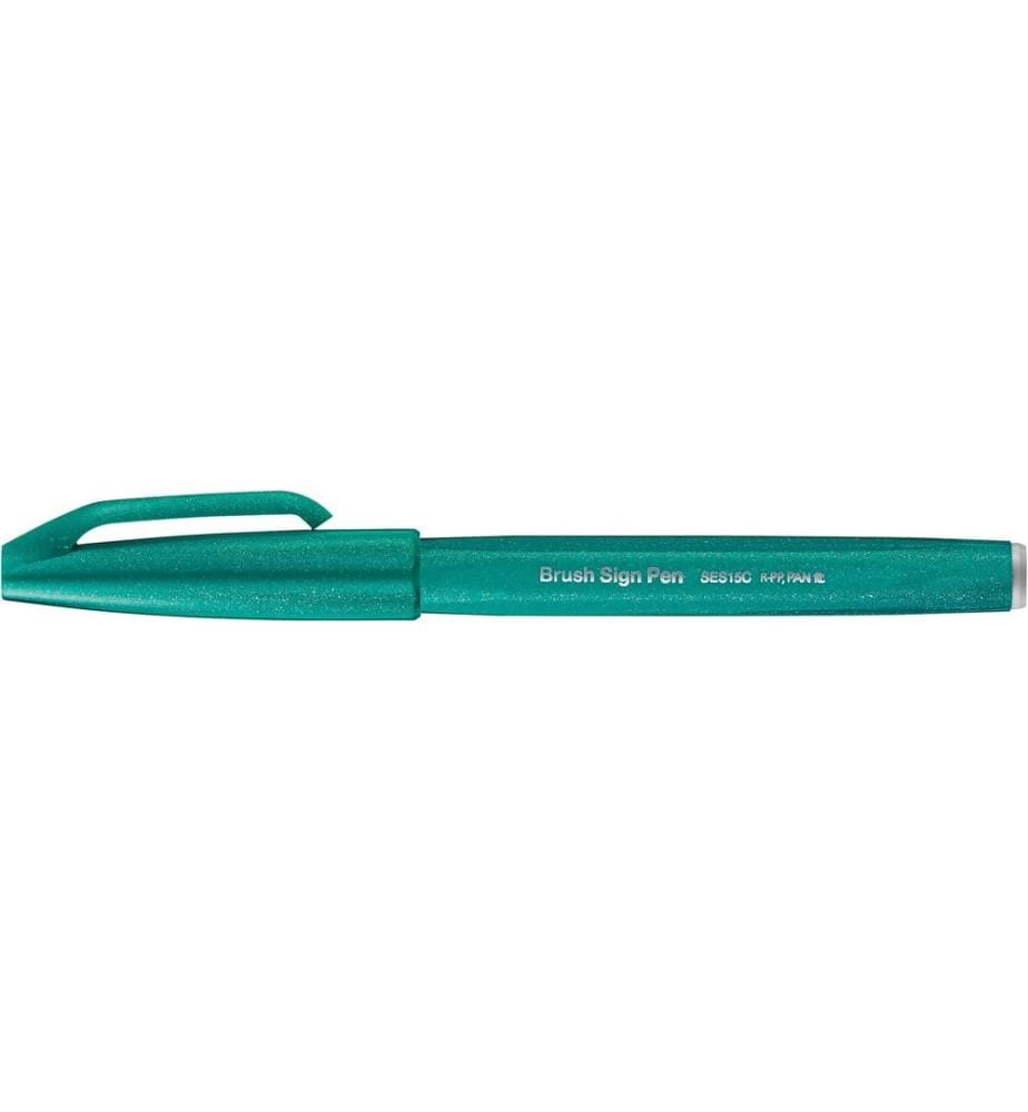 PENTEL - Crayon feutre Brush Sign Pen 1 pièce, Turquoise
