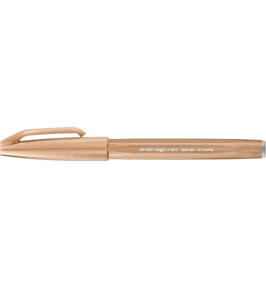 PENTEL - Crayon feutre Brush Sign Pen 1 pièce, brun noyer